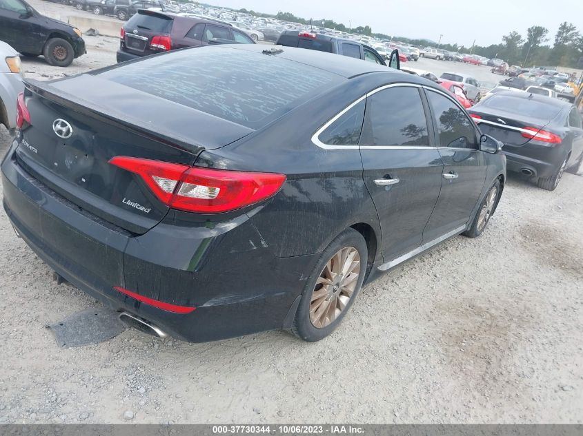 2015 HYUNDAI SONATA 2.4L LIMITED - 5NPE34AF2FH191584