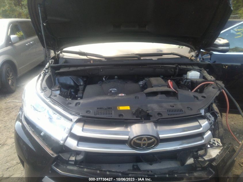 2019 TOYOTA HIGHLANDER SE/XLE - 5TDJZRFH4KS604100