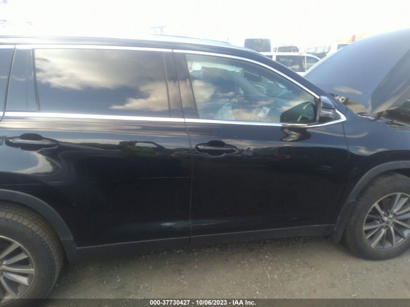2019 TOYOTA HIGHLANDER SE/XLE - 5TDJZRFH4KS604100