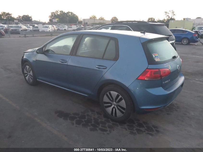 2015 VOLKSWAGEN E-GOLF SEL PREMIUM - WVWPP7AU4FW910339