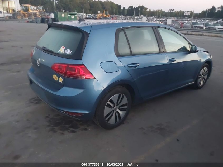 2015 VOLKSWAGEN E-GOLF SEL PREMIUM - WVWPP7AU4FW910339