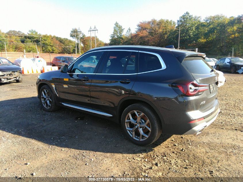 2022 BMW X3 XDRIVE30I - 5UX53DP03N9M06690