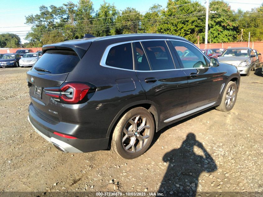 2022 BMW X3 XDRIVE30I - 5UX53DP03N9M06690