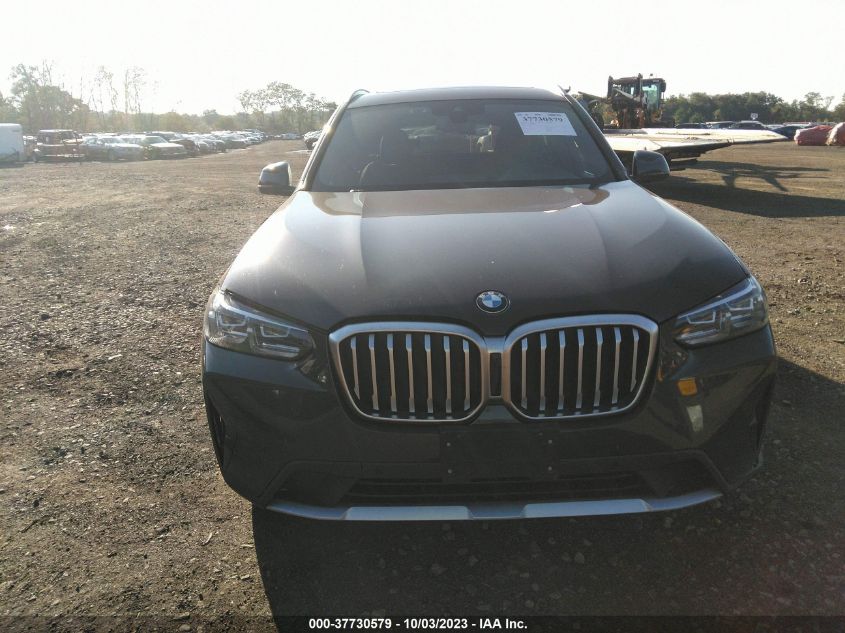 2022 BMW X3 XDRIVE30I - 5UX53DP03N9M06690