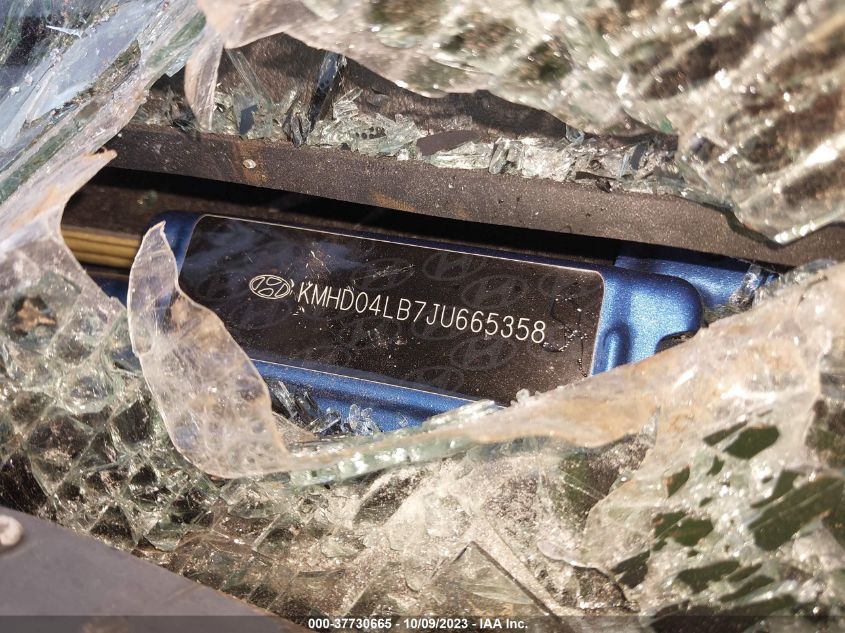 2018 HYUNDAI ELANTRA SPORT - KMHD04LB7JU665358