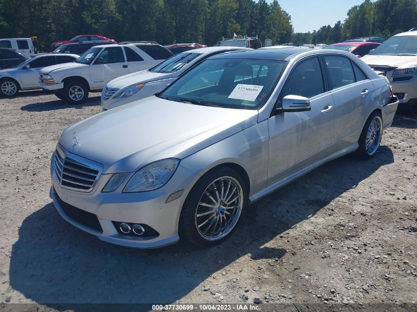 WDDHF9AB2AA254185 2010 MERCEDES-BENZ E-CLASS, photo no. 2