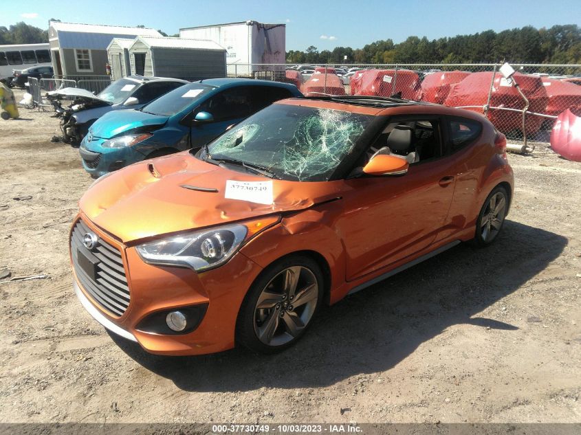 2015 HYUNDAI VELOSTER TURBO - KMHTC6AE9FU232725