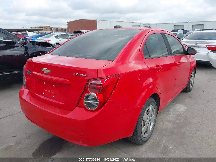 2015 CHEVROLET SONIC LS - 1G1JA5SH8F4116526