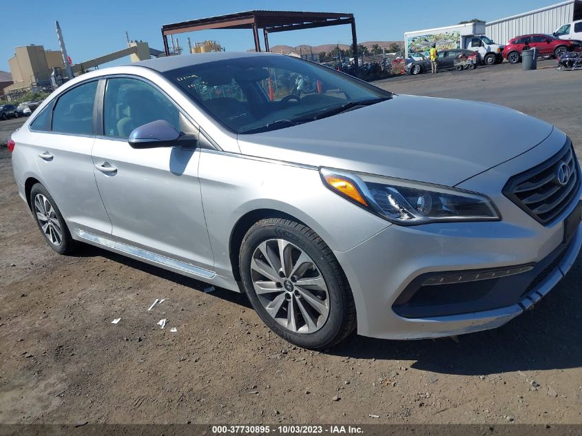 2015 HYUNDAI SONATA 2.4L SPORT - 5NPE34AF5FH032509