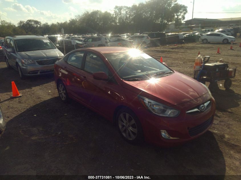 2013 HYUNDAI ACCENT GLS - KMHCU4AE9DU311522