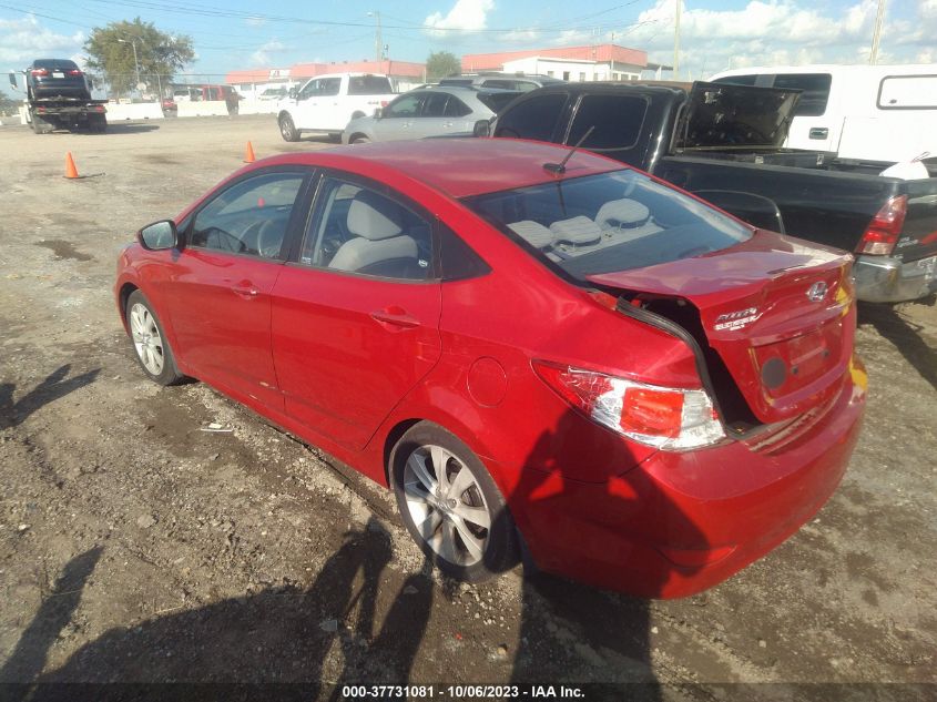 2013 HYUNDAI ACCENT GLS - KMHCU4AE9DU311522