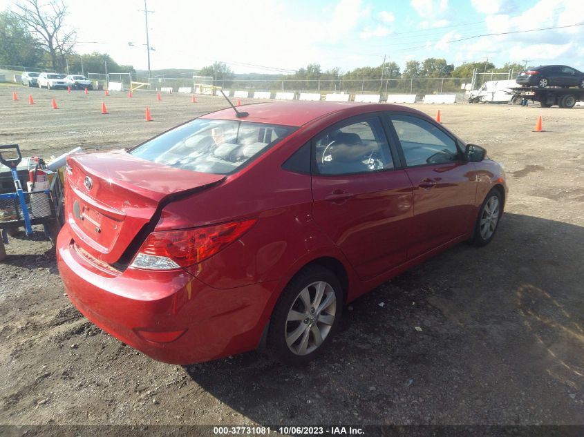 2013 HYUNDAI ACCENT GLS - KMHCU4AE9DU311522