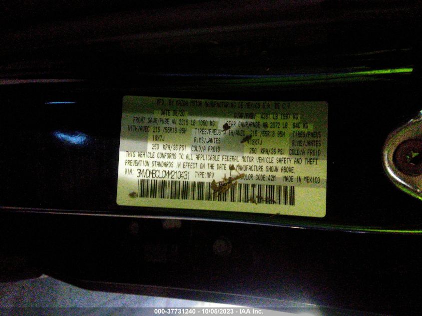 3MVDMBCL0MM210431 Mazda CX-30 PREFERRED 9