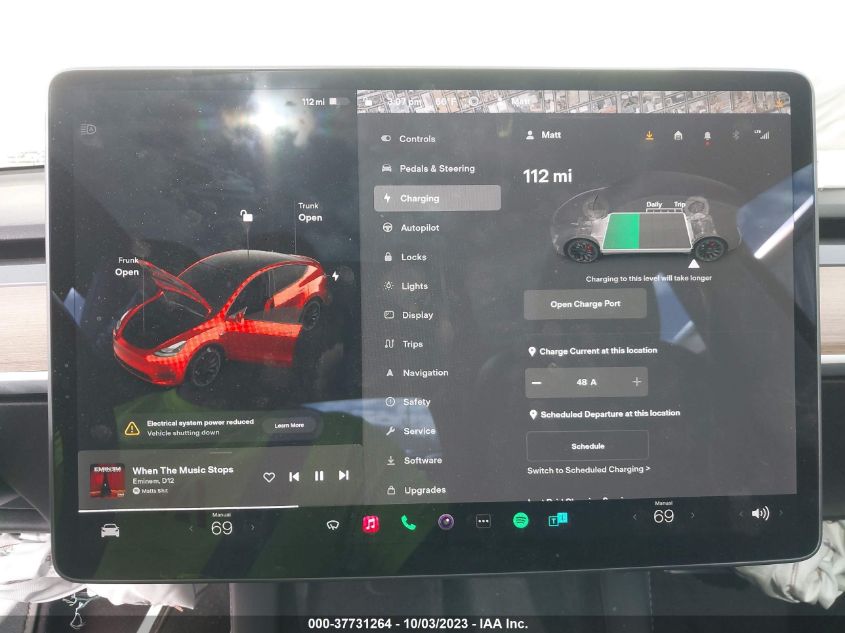 7SAYGDEF4NF381740 Tesla Model Y PERFORMANCE 16