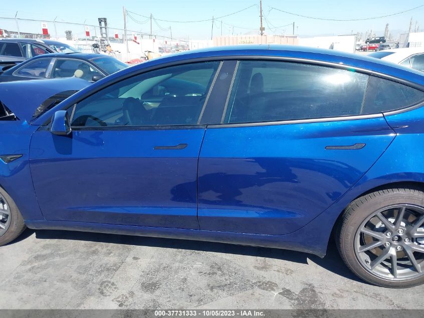 2022 TESLA MODEL 3 LONG RANGE - 5YJ3E1EB8NF183008