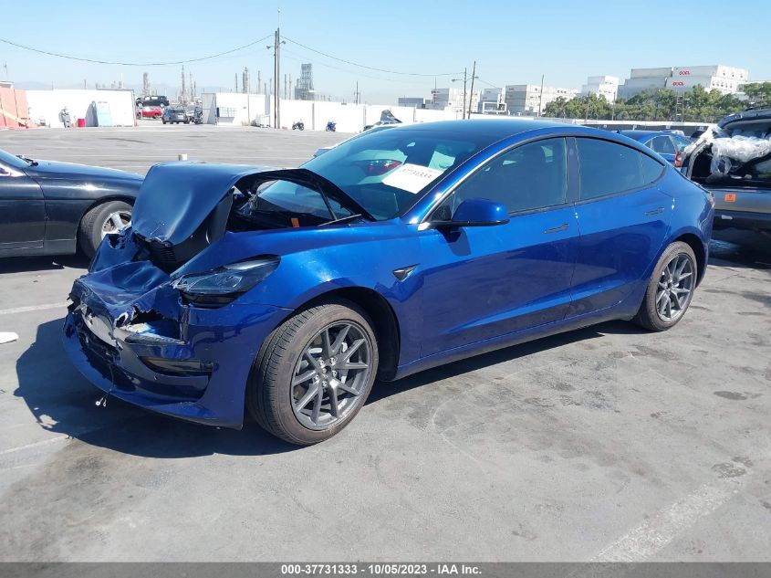 2022 TESLA MODEL 3 LONG RANGE - 5YJ3E1EB8NF183008