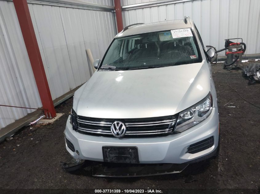 2015 VOLKSWAGEN TIGUAN S - WVGAV7AX6FW607872