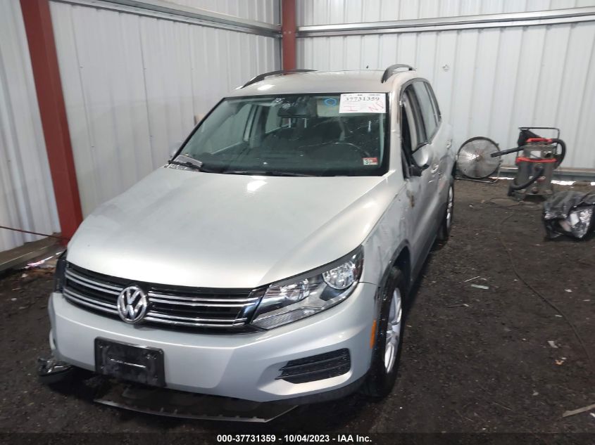 2015 VOLKSWAGEN TIGUAN S - WVGAV7AX6FW607872