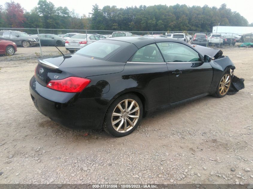 2013 INFINITI G37 CONVERTIBLE BASE JN1CV6FE6DM772668