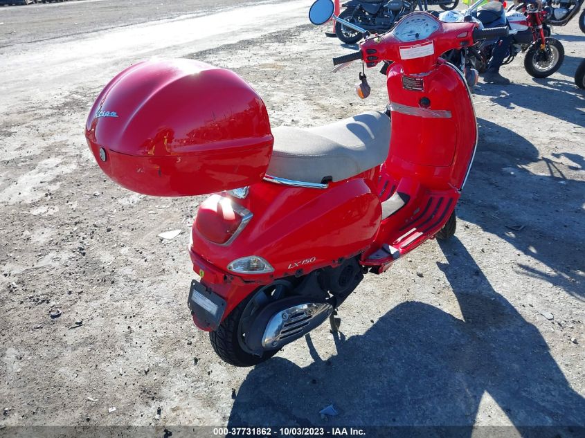 2009 VESPA LX 150 ZAPM448F295017869