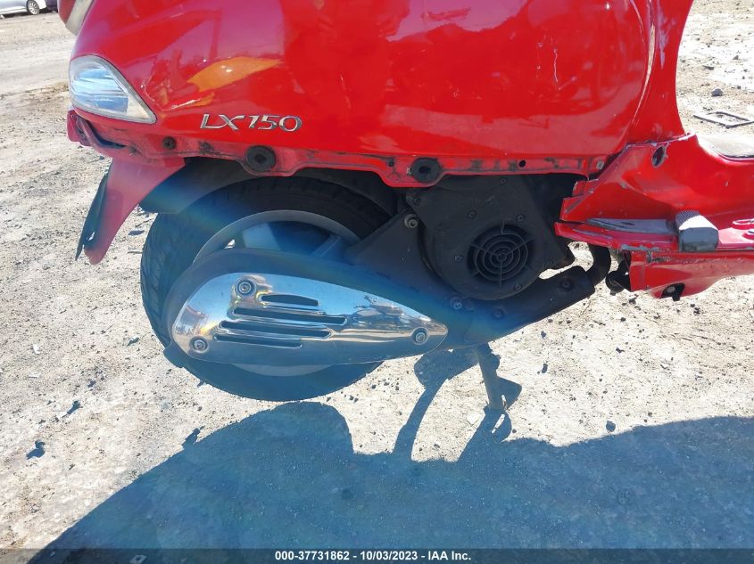 2009 VESPA LX 150 ZAPM448F295017869