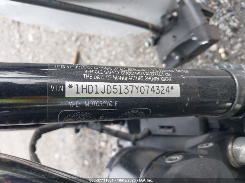 2007 HARLEY-DAVIDSON FLSTN 1HD1JD5137Y074324