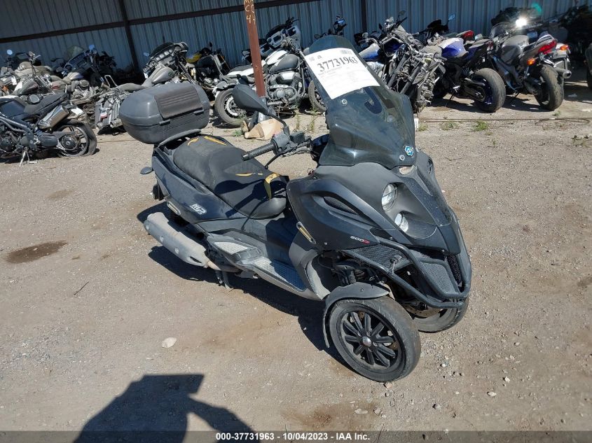 2009 PIAGGIO MP3 500 - ZAPM610X995000564