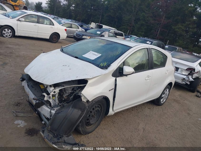 2013 TOYOTA PRIUS C ONE/TWO/THREE/FOUR - JTDKDTB36D1537798