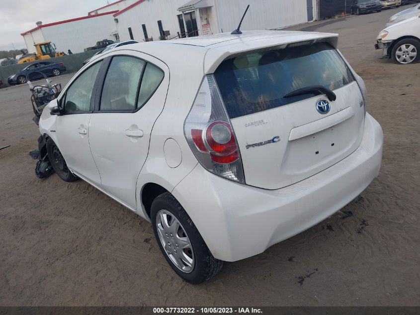 2013 TOYOTA PRIUS C ONE/TWO/THREE/FOUR - JTDKDTB36D1537798