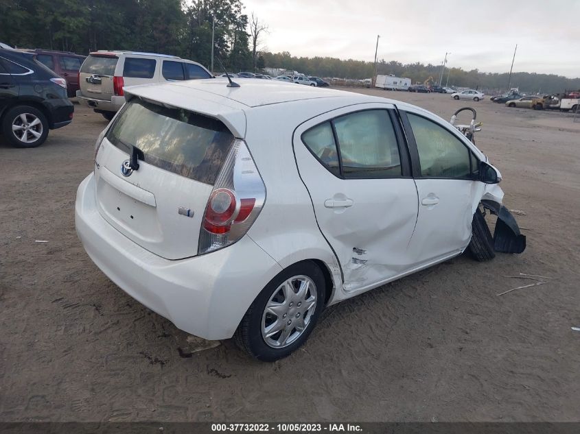 2013 TOYOTA PRIUS C ONE/TWO/THREE/FOUR - JTDKDTB36D1537798