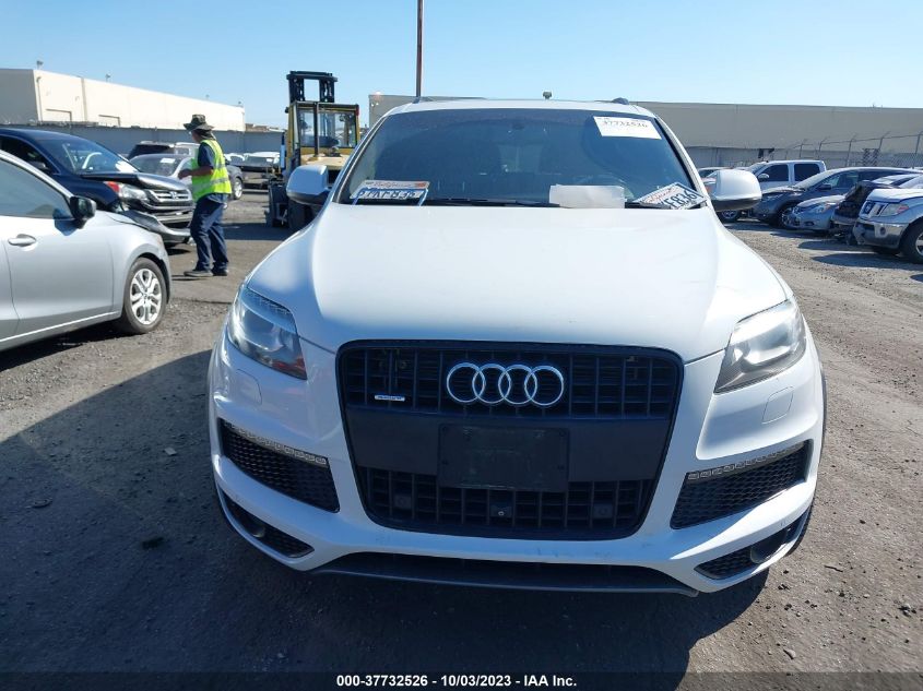 2015 AUDI Q7 3.0T S LINE PRESTIGE - WA1DGAFEXFD018829