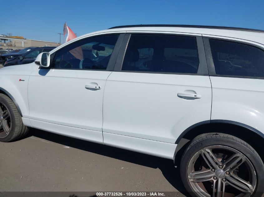 2015 AUDI Q7 3.0T S LINE PRESTIGE - WA1DGAFEXFD018829