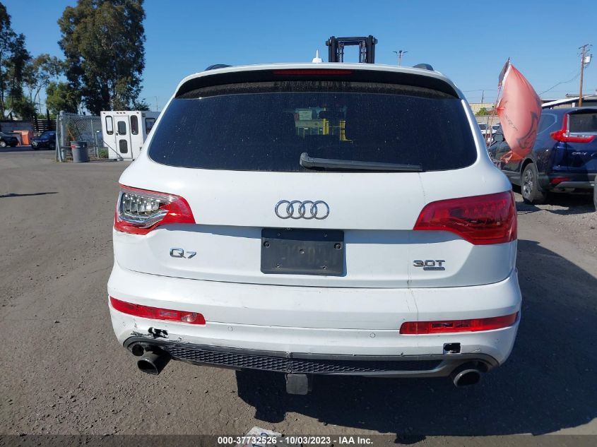 2015 AUDI Q7 3.0T S LINE PRESTIGE - WA1DGAFEXFD018829