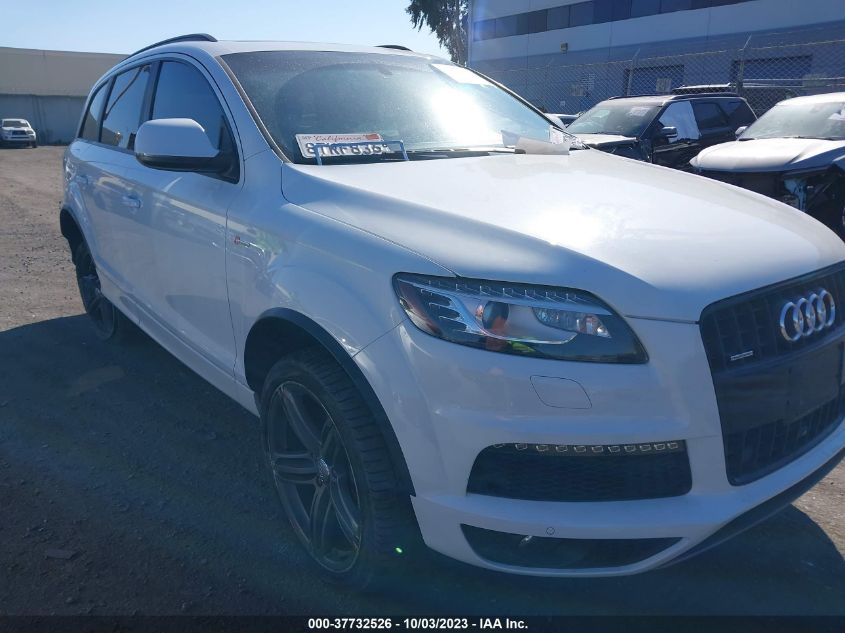 2015 AUDI Q7 3.0T S LINE PRESTIGE - WA1DGAFEXFD018829