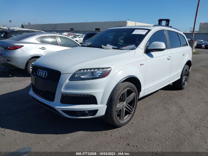 2015 AUDI Q7 3.0T S LINE PRESTIGE - WA1DGAFEXFD018829