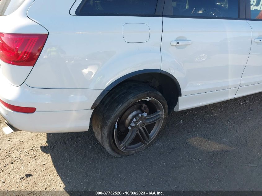 2015 AUDI Q7 3.0T S LINE PRESTIGE - WA1DGAFEXFD018829