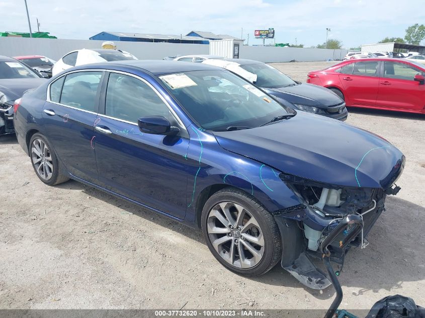 2014 HONDA ACCORD SEDAN SPORT - 1HGCR2F57EA294338
