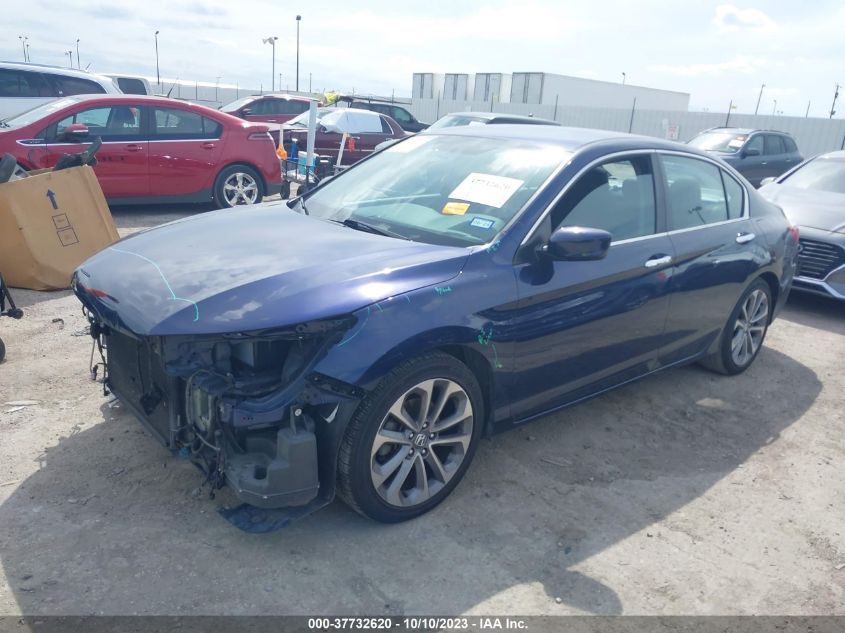 2014 HONDA ACCORD SEDAN SPORT - 1HGCR2F57EA294338