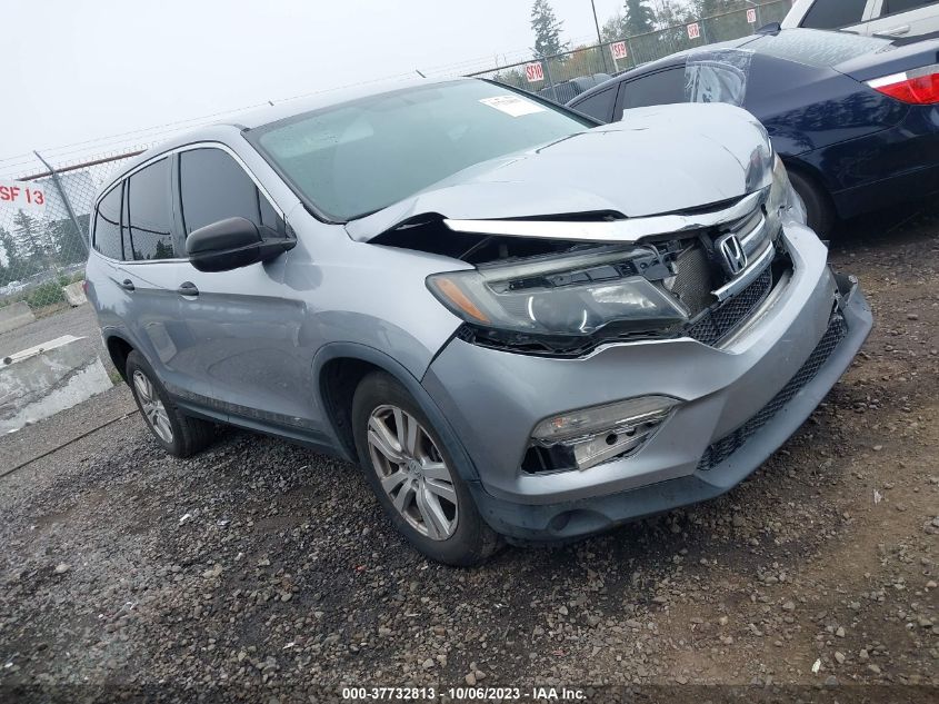 2016 HONDA PILOT LX - 5FNYF6H1XGB080940