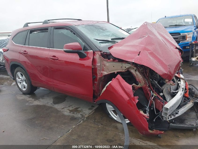 2022 TOYOTA HIGHLANDER L/LE - 5TDZZRAH9NS096737