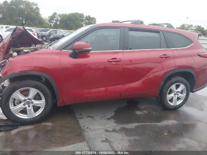 2022 TOYOTA HIGHLANDER L/LE - 5TDZZRAH9NS096737