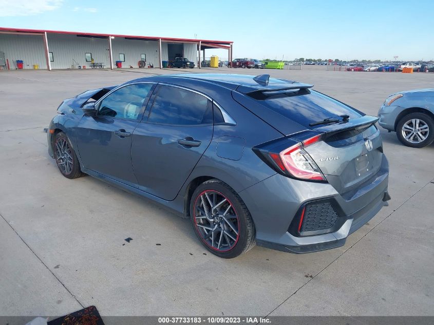 2018 HONDA CIVIC HATCHBACK EX SHHFK7H50JU414913