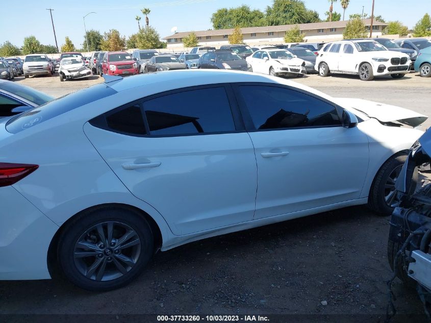 VIN 5NPD84LFIJH261787 2018 HYUNDAI ELANTRA SEL/VALUE/LIMITED