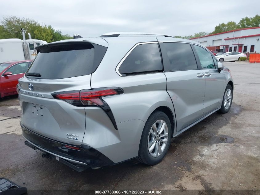 5TDZRKEC0MS033322 2021 TOYOTA SIENNA, photo no. 4