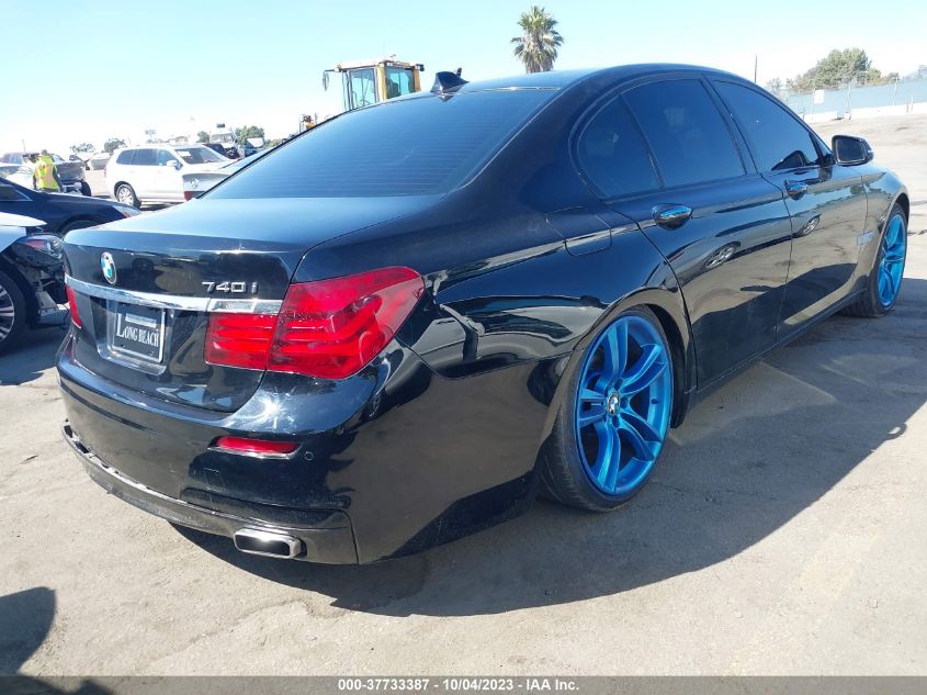 2014 BMW 7 SERIES 740I - WBAYA6C5XED144159
