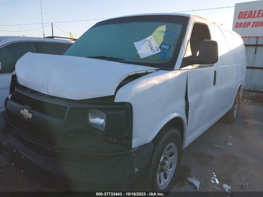 2014 CHEVROLET EXPRESS CARGO VAN - 1GCSGAFXLE1196154