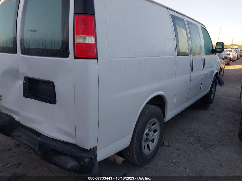 2014 CHEVROLET EXPRESS CARGO VAN - 1GCSGAFXLE1196154