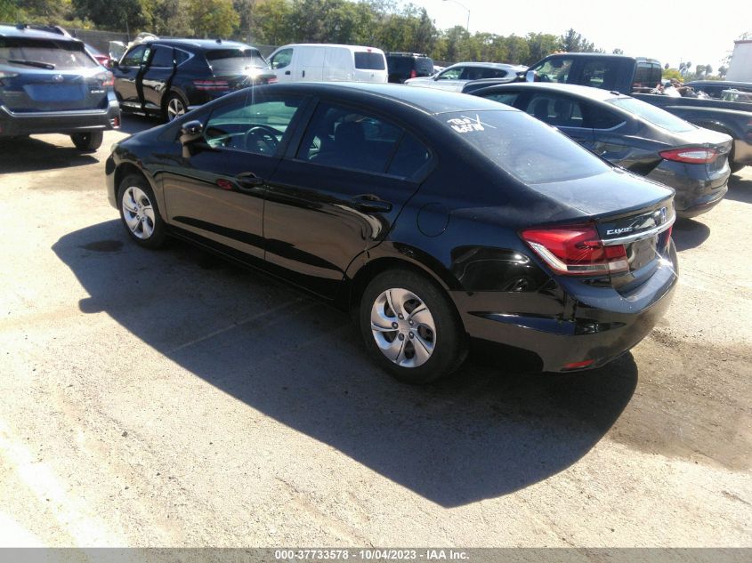 2015 HONDA CIVIC SEDAN LX - 2HGFB2F54FH558779