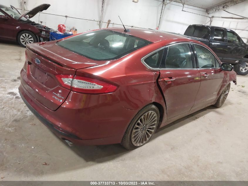 2014 FORD FUSION TITANIUM HYBRID - 3FA6P0RU7ER100251