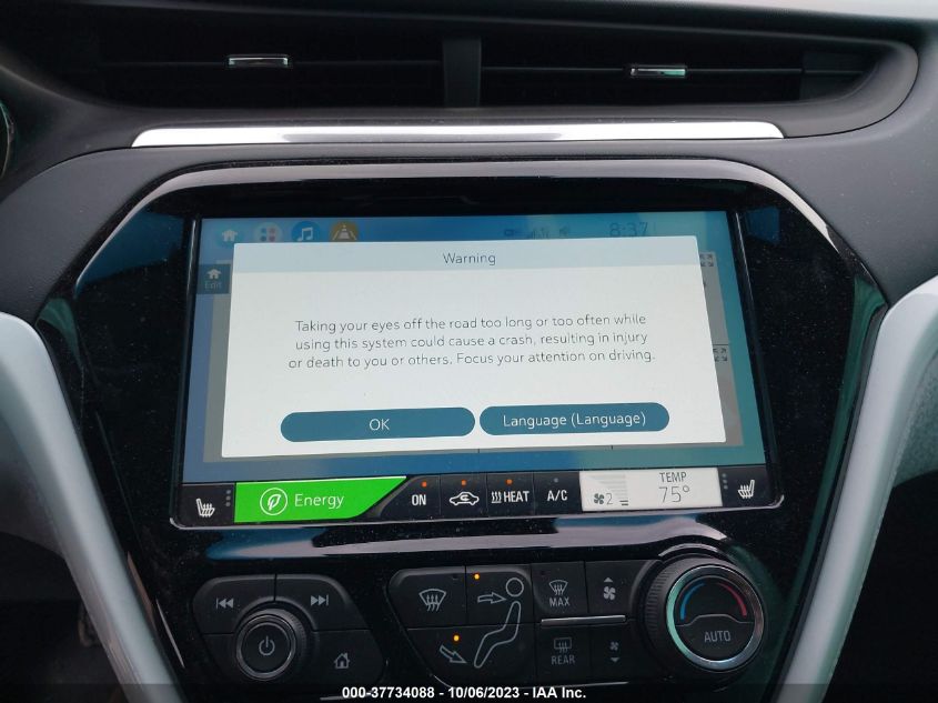 2021 CHEVROLET BOLT EV PREMIER - 1G1FZ6S09M4109726